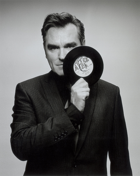 Studio shot of Morrissey NME 04/2004 B&amp;W